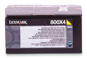 Lexmark 800X4 / 80C0X40 Toner gelb