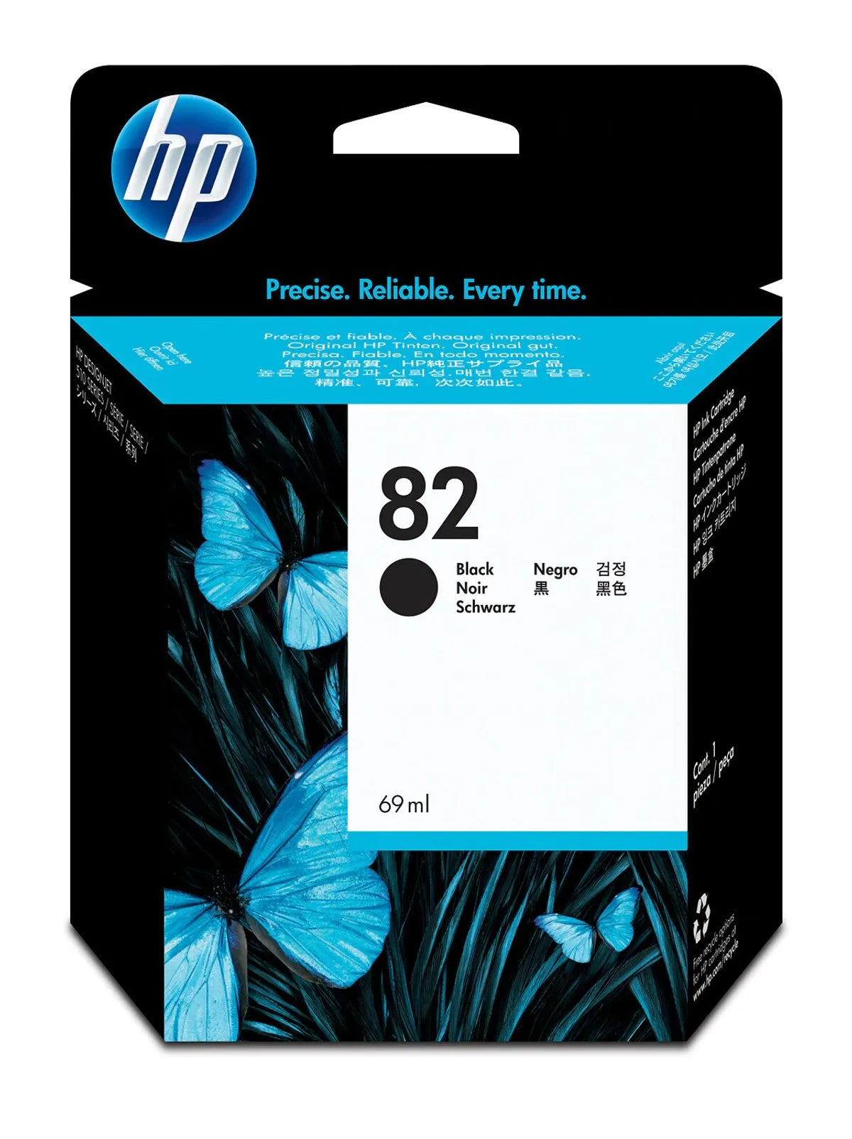 HP 82 / CH565A Tinte schwarz