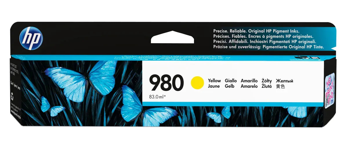 HP 980 / D8J09A Tinte gelb