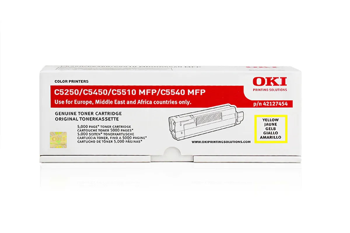 OKI 42127454 Toner gelb