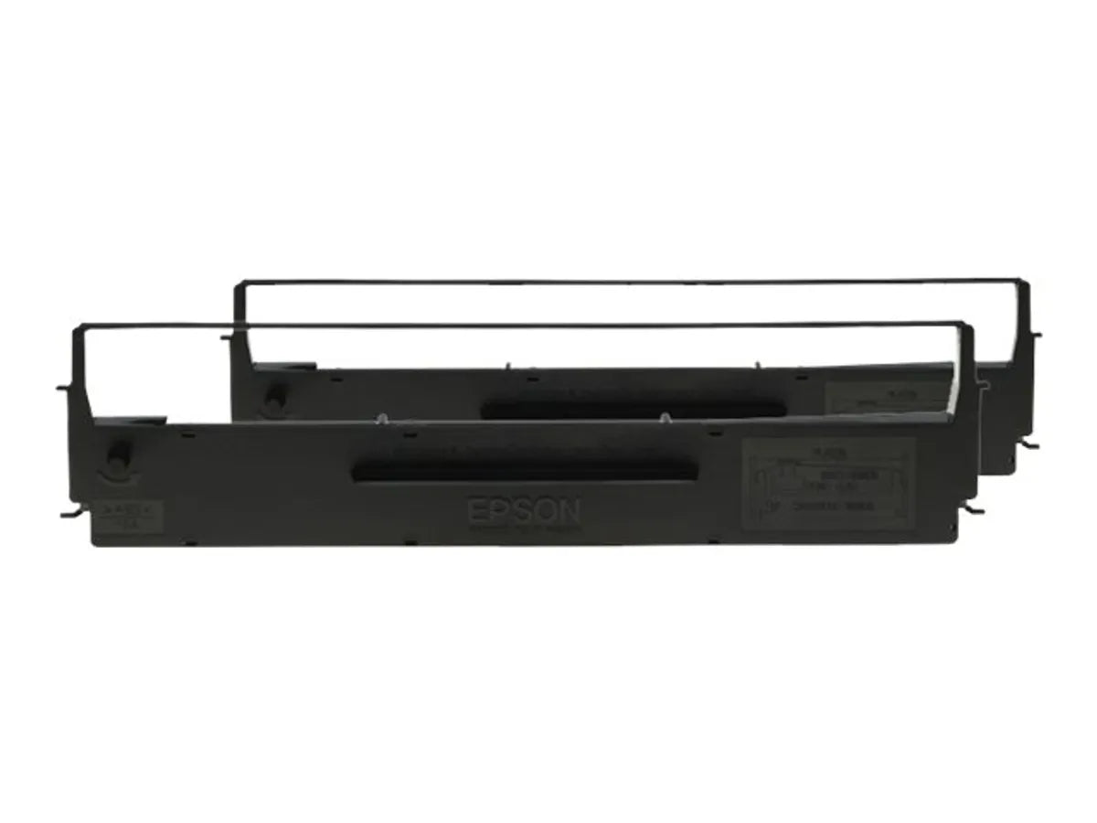 Epson C13S015614 / S015614 Farbband /Farbrolle Doppelpack schwarz (2 Stück)
