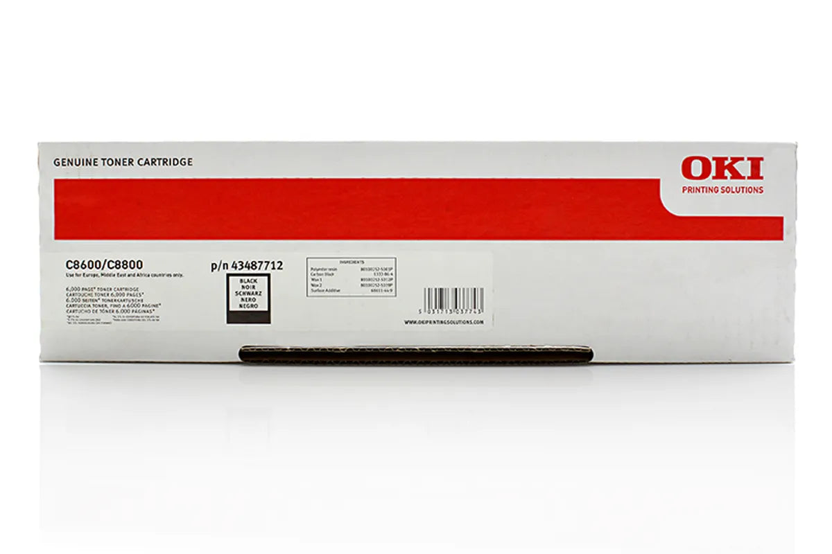 OKI 43487712 Toner schwarz