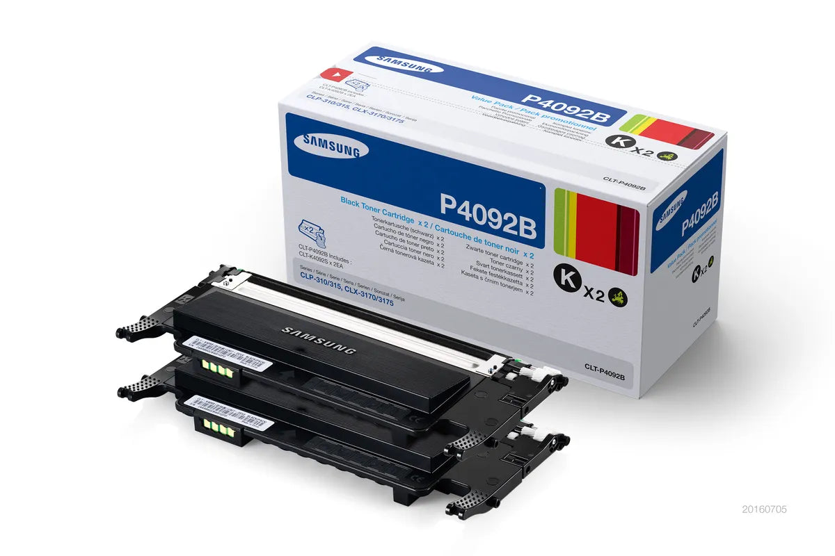 Samsung CLT-P4092B / SU391A Toner Doppelpack schwarz (2 Stück)