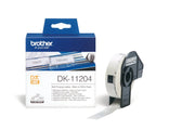Brother DK-11204 Etiketten schwarz auf weiß (17 x 54mm, 400 Stück)