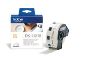 Brother DK-11218 Etiketten schwarz auf weiß (1000 Stück, 24mm Durchmesser)