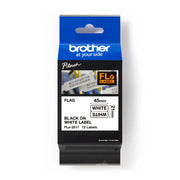Brother FLE-2511 Etiketten schwarz auf weiß (21 x 45mm, 72 Stück)