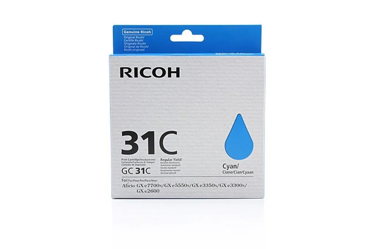Ricoh GC-31 C / 405689 / RHGC31C Tinte cyan