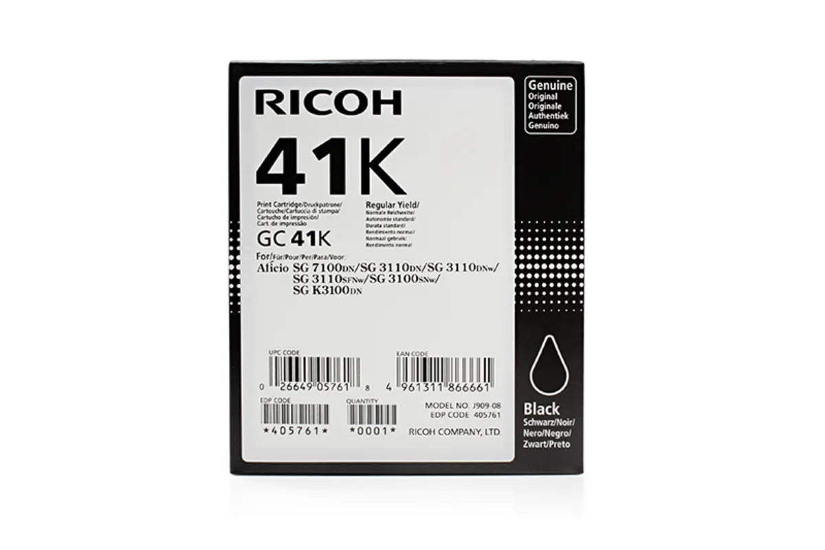 Ricoh GC-41 K / 405761 Tinte schwarz