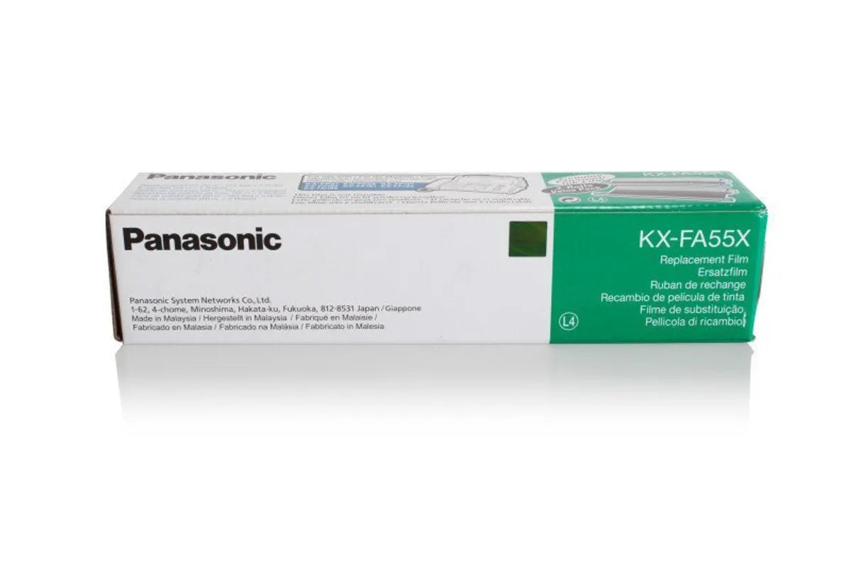 Panasonic KX-FA55X Thermo-Transfer-Rolle Doppelpack schwarz (2 Stück)