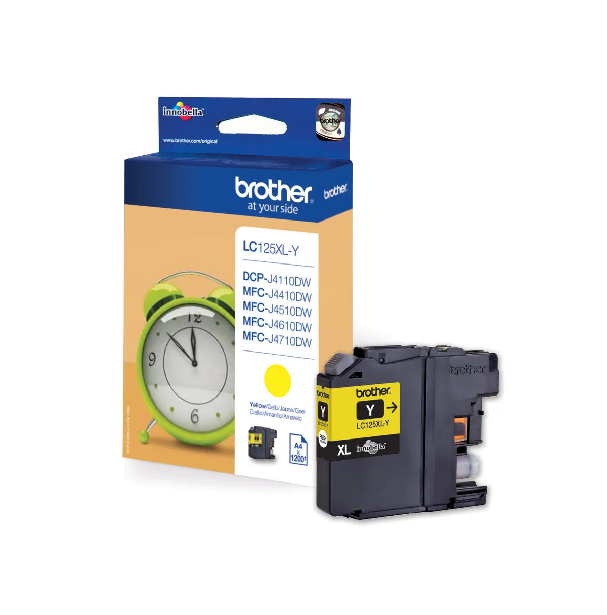 Brother LC-125XLY / LC-125XLYBP / LC-125XLYBPDR Tinte gelb