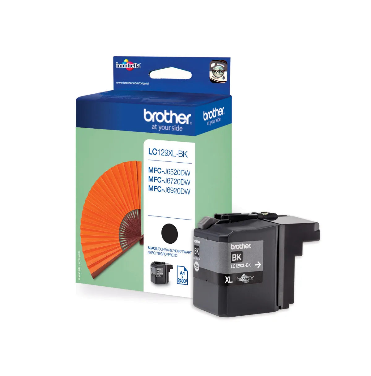 Brother LC-129XLBK / LC-129XLBKBP Tinte schwarz