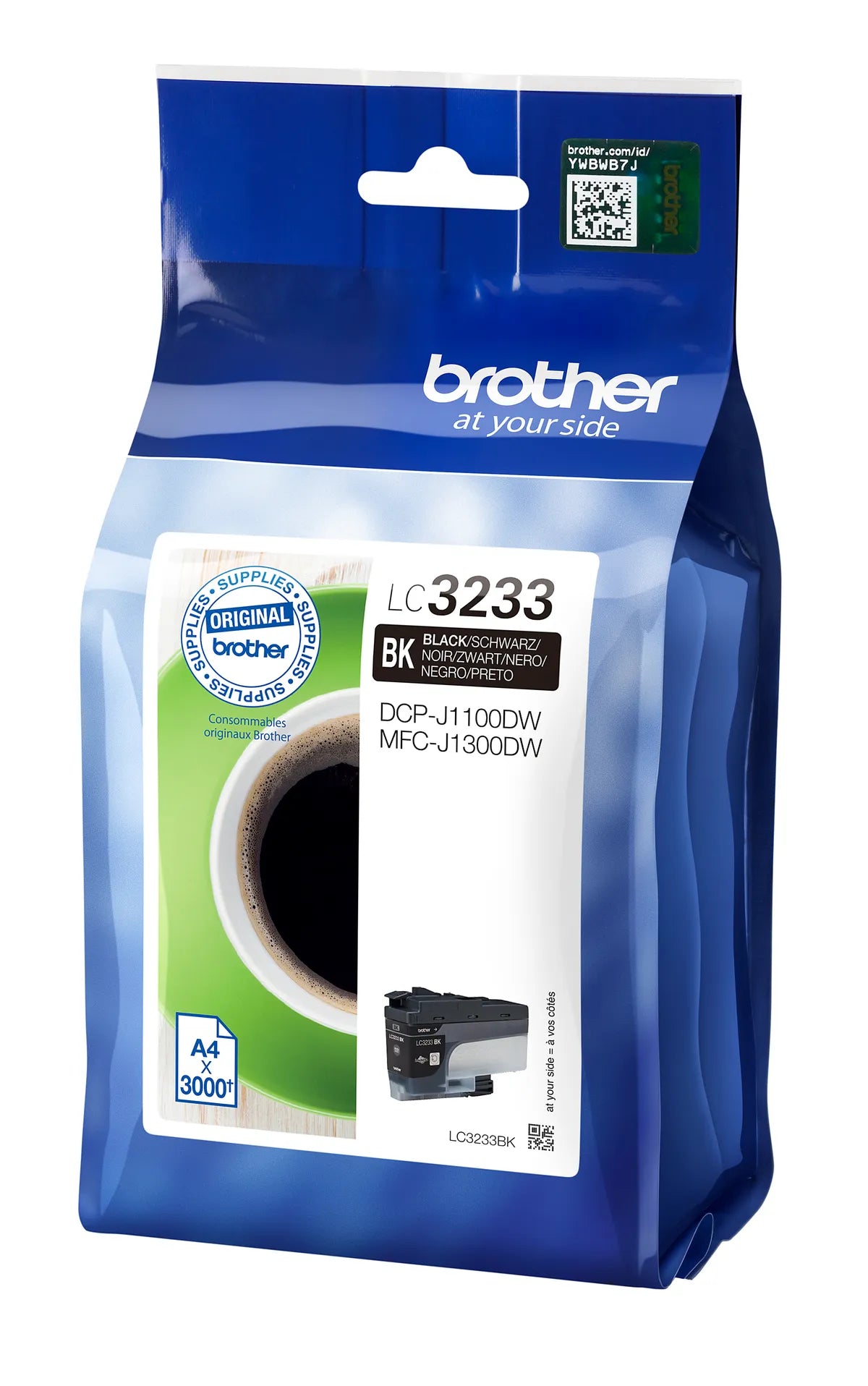 Brother LC-3233BK Tinte schwarz
