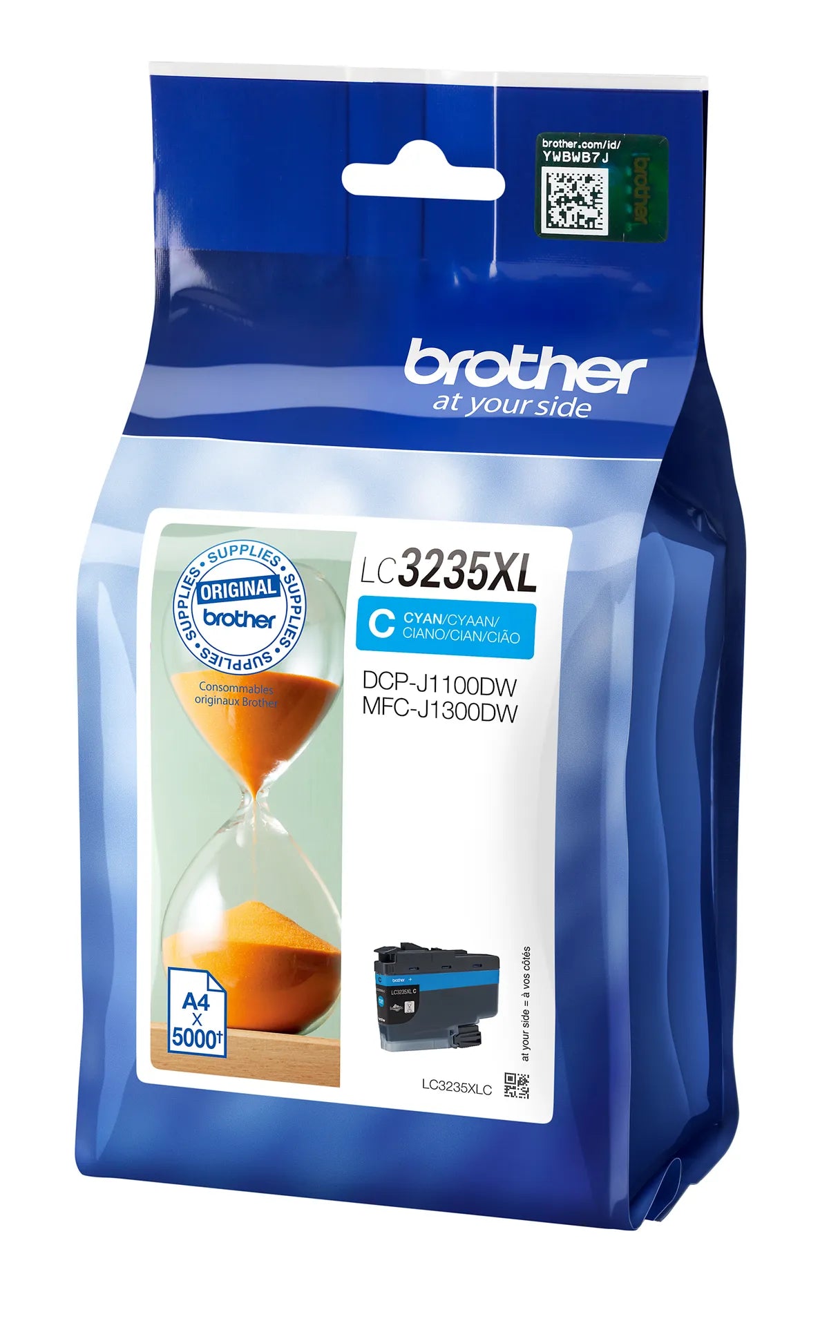 Brother LC-3235XLC Tinte cyan