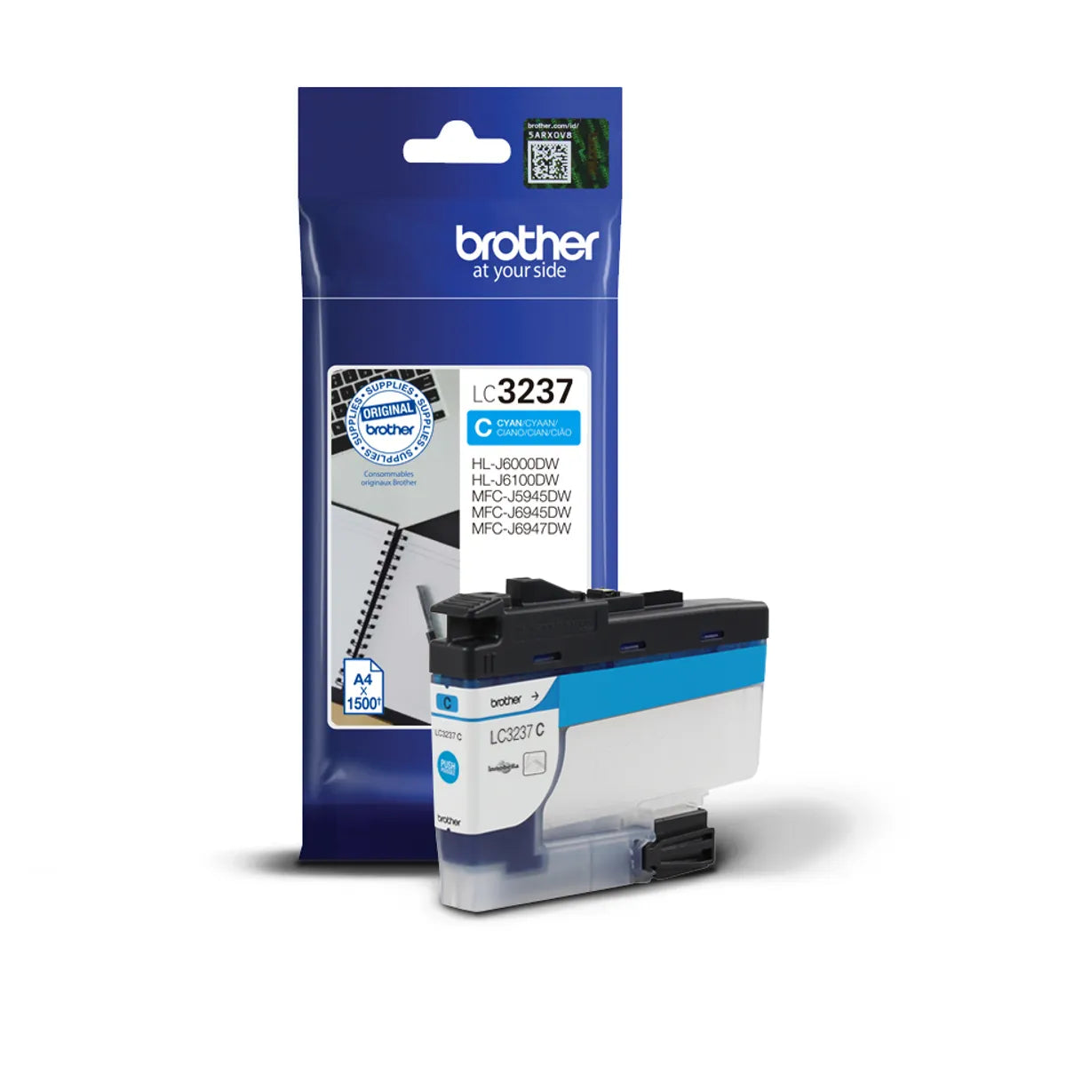 Brother LC-3237C Tinte cyan