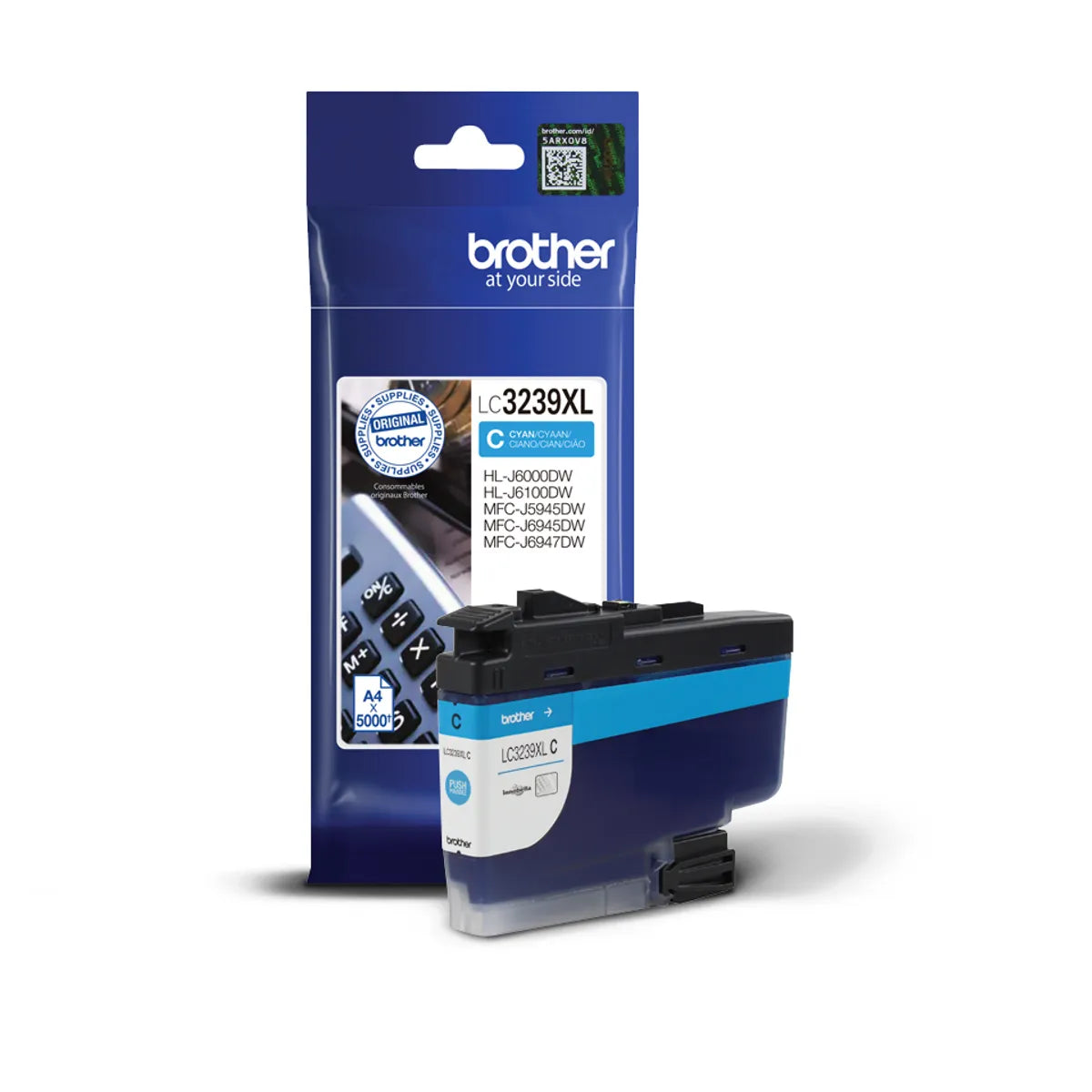 Brother LC-3239XLC Tinte cyan