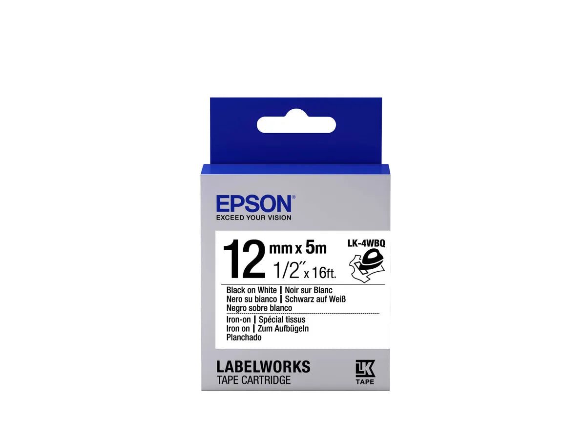 Epson LK-4WBQ / C53S654024 Etiketten schwarz, weiß