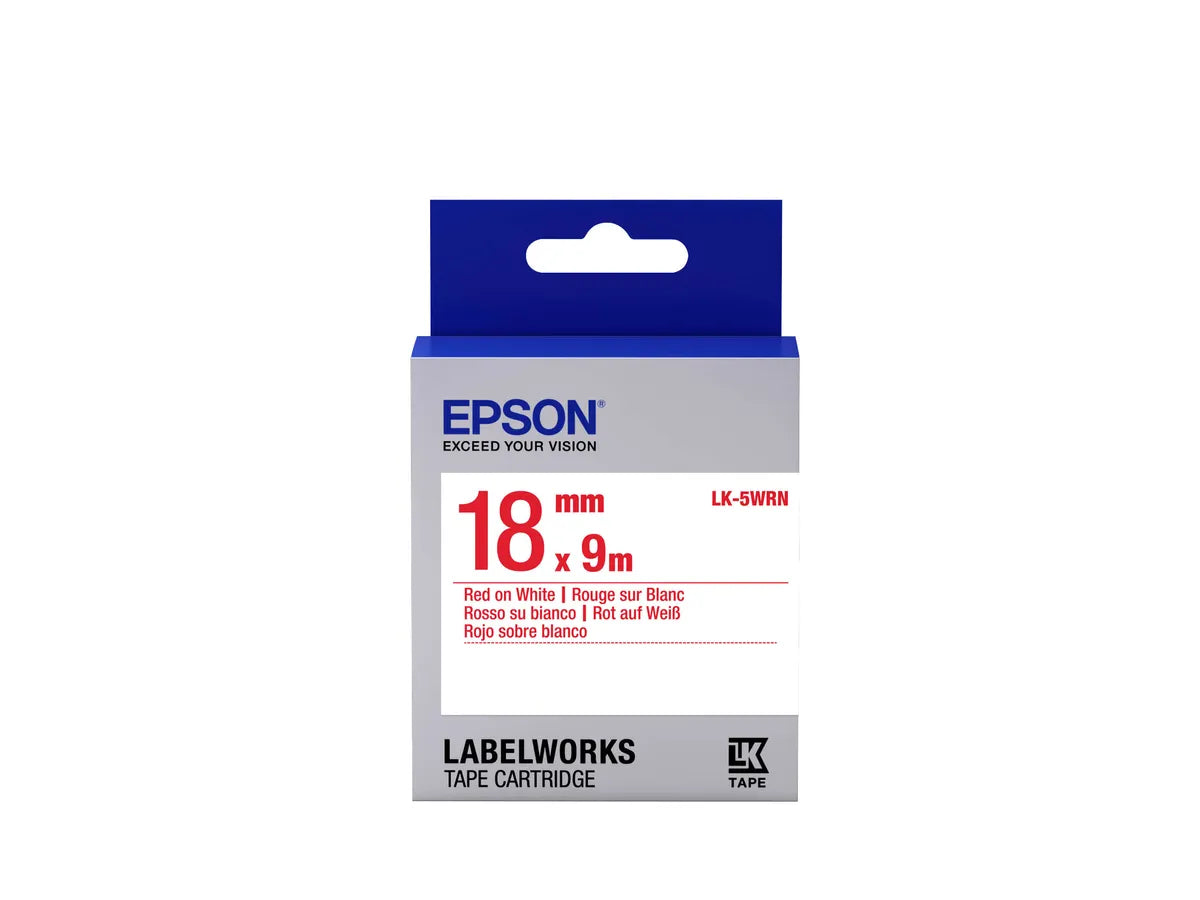 Epson LK-4WRN / C53S654011 Farbband /Farbrolle rot, weiß