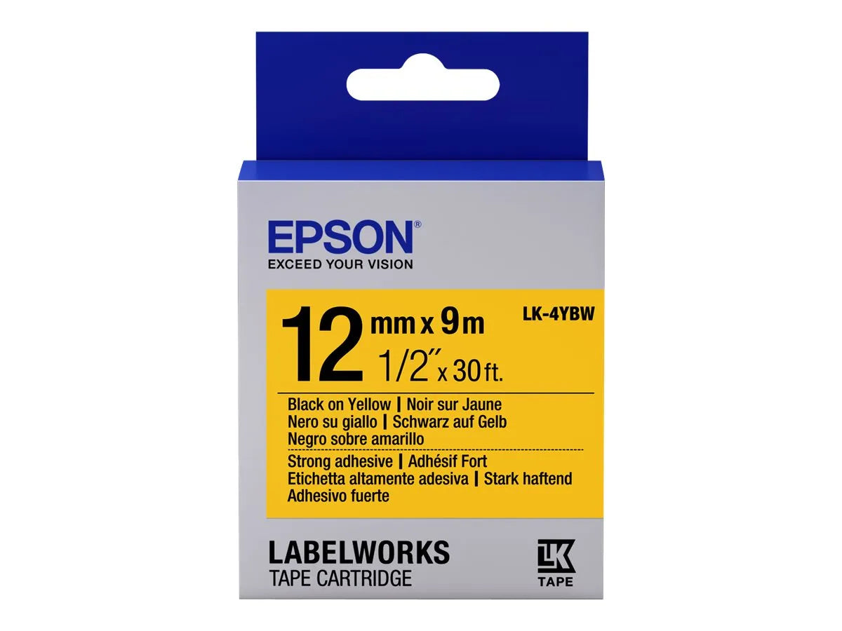 Epson LK-4YBW / C53S654014 Farbband /Farbrolle schwarz, gelb