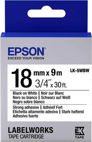 Epson LK-5WBW / C53S655012 Farbband /Farbrolle schwarz, weiß