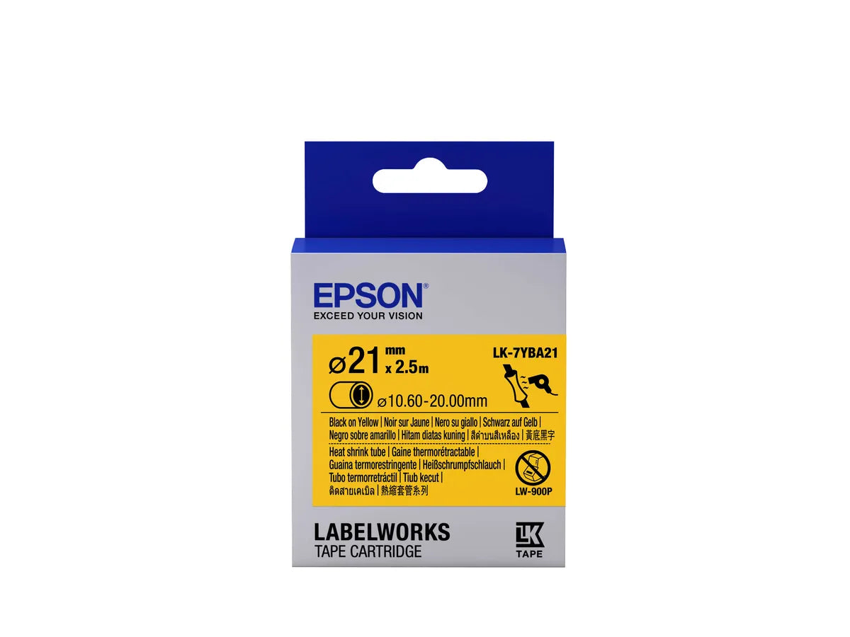 Epson LK-7YBA21 / C53S657904 Prägeband schwarz, gelb