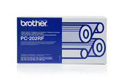 Brother PC-202RF Thermo-Transfer-Rolle Doppelpack schwarz (2 Stück)