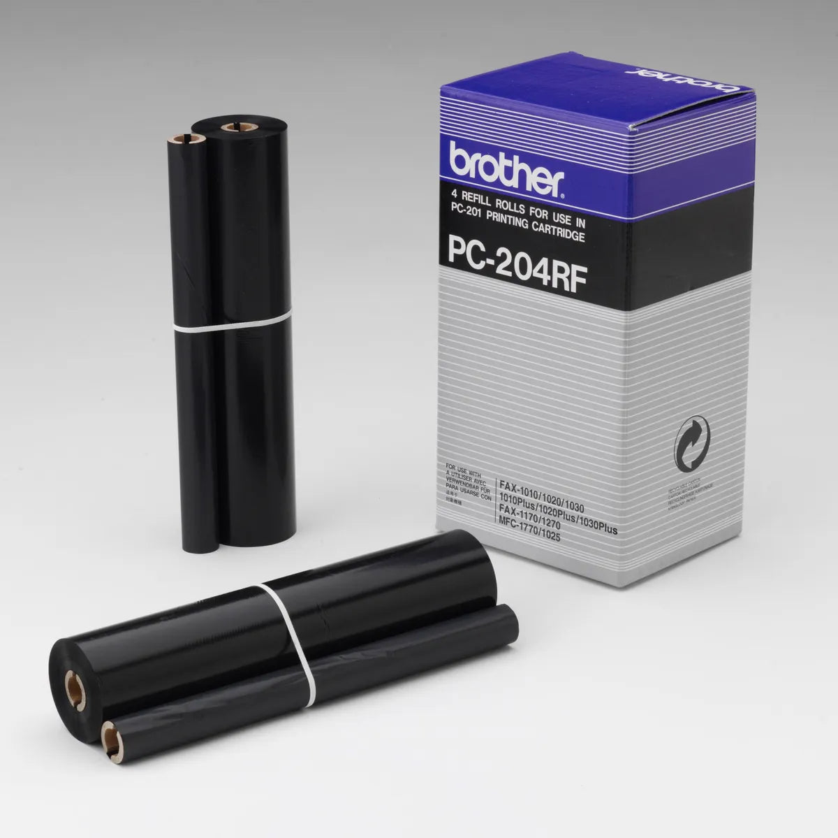 Brother PC-204RF Thermo-Transfer-Rolle Sparset schwarz (4 Stück)