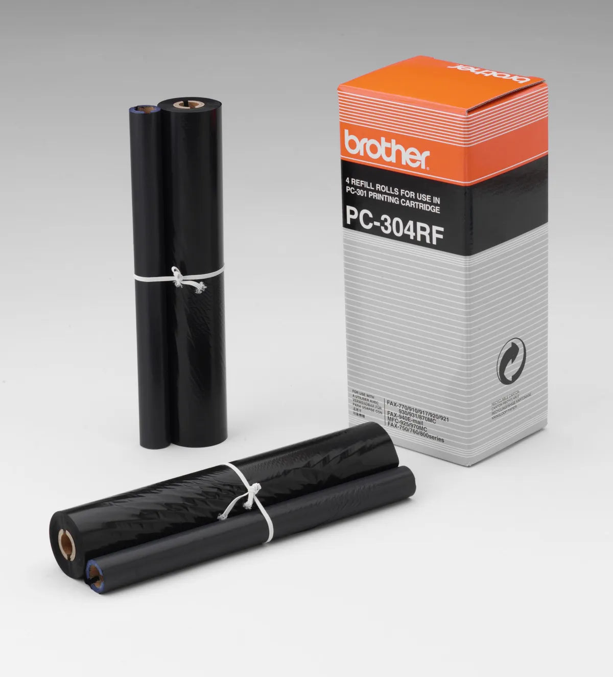 Brother PC-304RF Thermo-Transfer-Rolle Sparset schwarz (4 Stück)