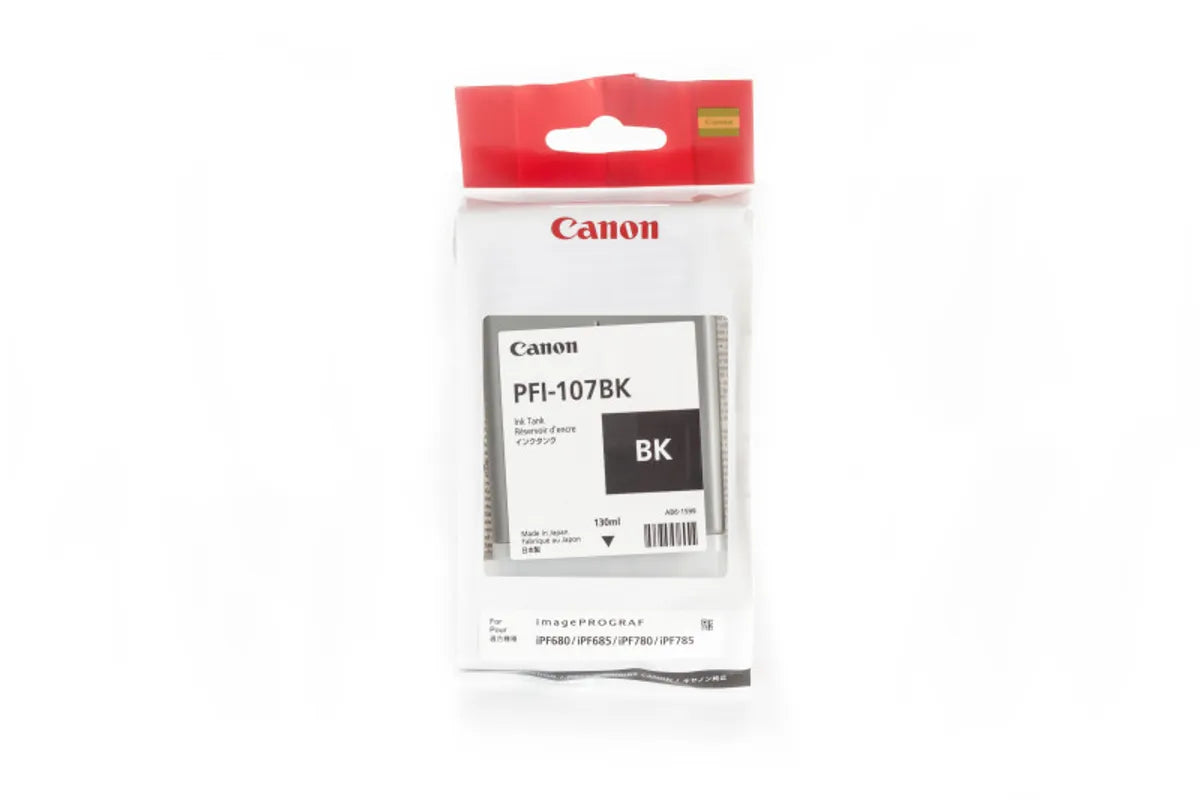 Canon PFI-107 BK / 6705B001 Tinte schwarz