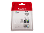 Canon PG-560 CL-561 / 3713C005 / 3713C006 Tinten Sparset schwarz, color (2 Stück)