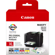 Canon PGI-2500 XLBKCMY / 9254B004 Tinten Sparset schwarz, cyan, magenta, gelb (4 Stück)