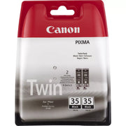 Canon PGI-35 BK / 1509B012 / 1509B029 Tinten Doppelpack schwarz (2 Stück)