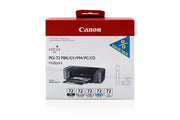 Canon PGI-72 / 6403B007 Tinten Sparset photo schwarz, photo cyan, photo magenta, grau, glossy optimizer (5 Stück)