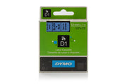 Dymo S0720560 / 45016 Etiketten schwarz auf blau (12mm x 7m)
