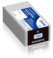 Epson SJIC22P(K) / S-JIC22P(K) / C33S020601 Tinte schwarz