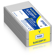Epson SJIC22P(Y) / S-JIC22P(Y) / C33S020604 Tinte gelb