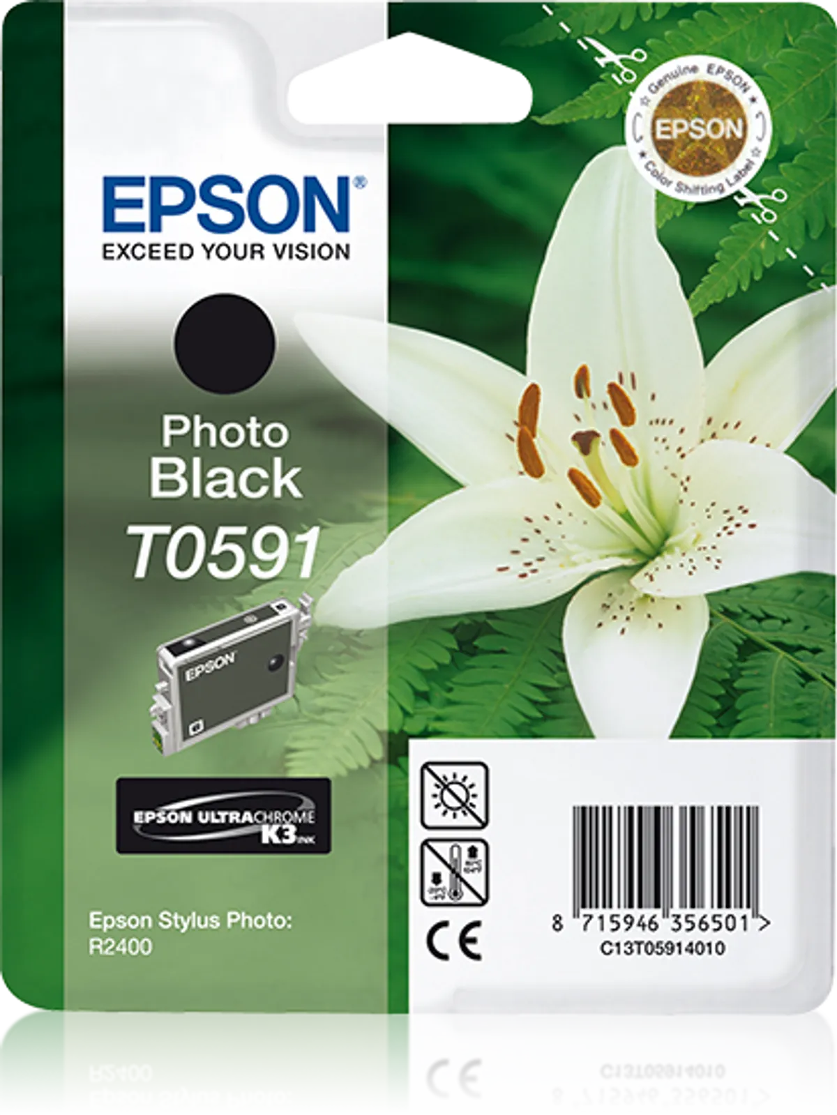 Epson T0591 / C13T05914010 Tinte photo schwarz