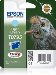 Epson T0795 / C13T07954010 / C13T07954020 Tinte photo cyan