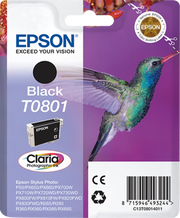 Epson T0801 / C13T08014011 / C13T08014020 Tinte schwarz