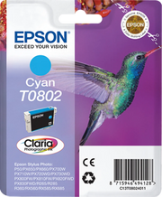 Epson T0802 / C13T08024011 / C13T08024021 Tinte cyan