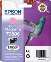 Epson T0806 / C13T08064011 / C13T08064021 Tinte photo magenta