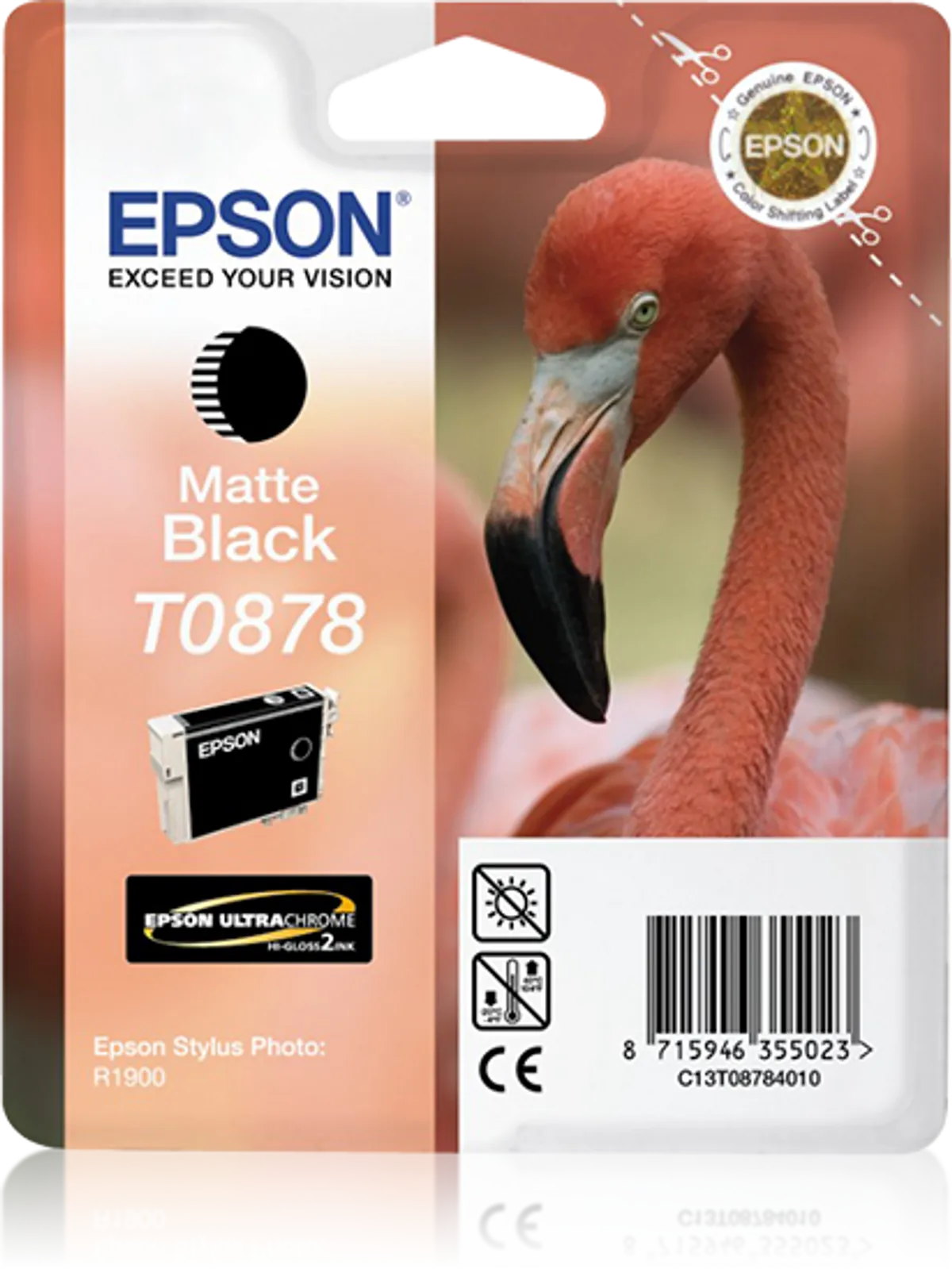 Epson T0878 / C13T08784010 Tinte matt schwarz