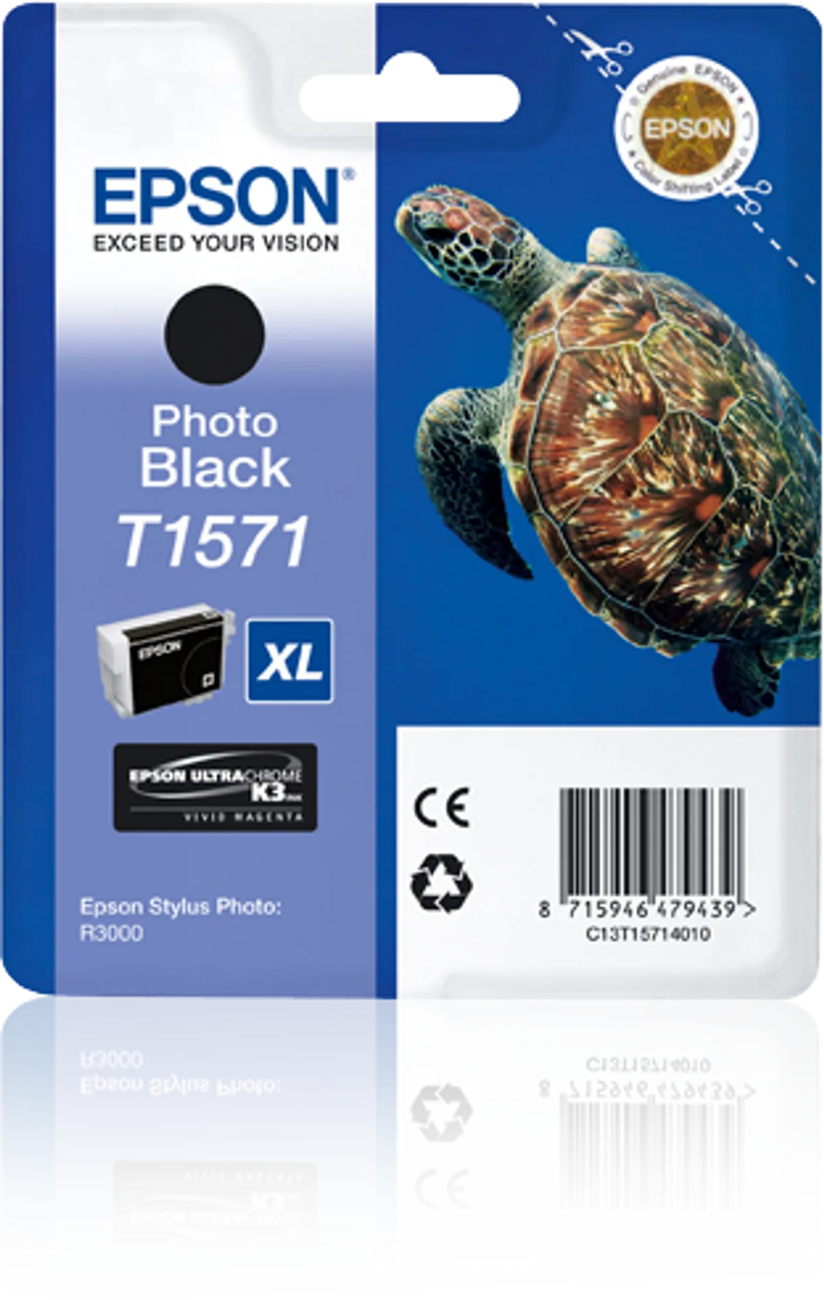 Epson T1571 / C13T15714010 Tinte photo schwarz