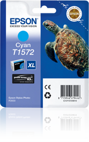 Epson T1572 / C13T15724010 Tinte cyan