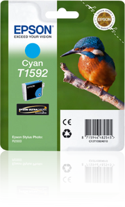 Epson T1592 / C13T15924010 Tinte cyan