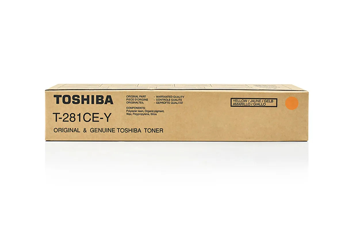 Toshiba T-281CE-Y / 6AK00000107 / 6AK00000843 Toner gelb