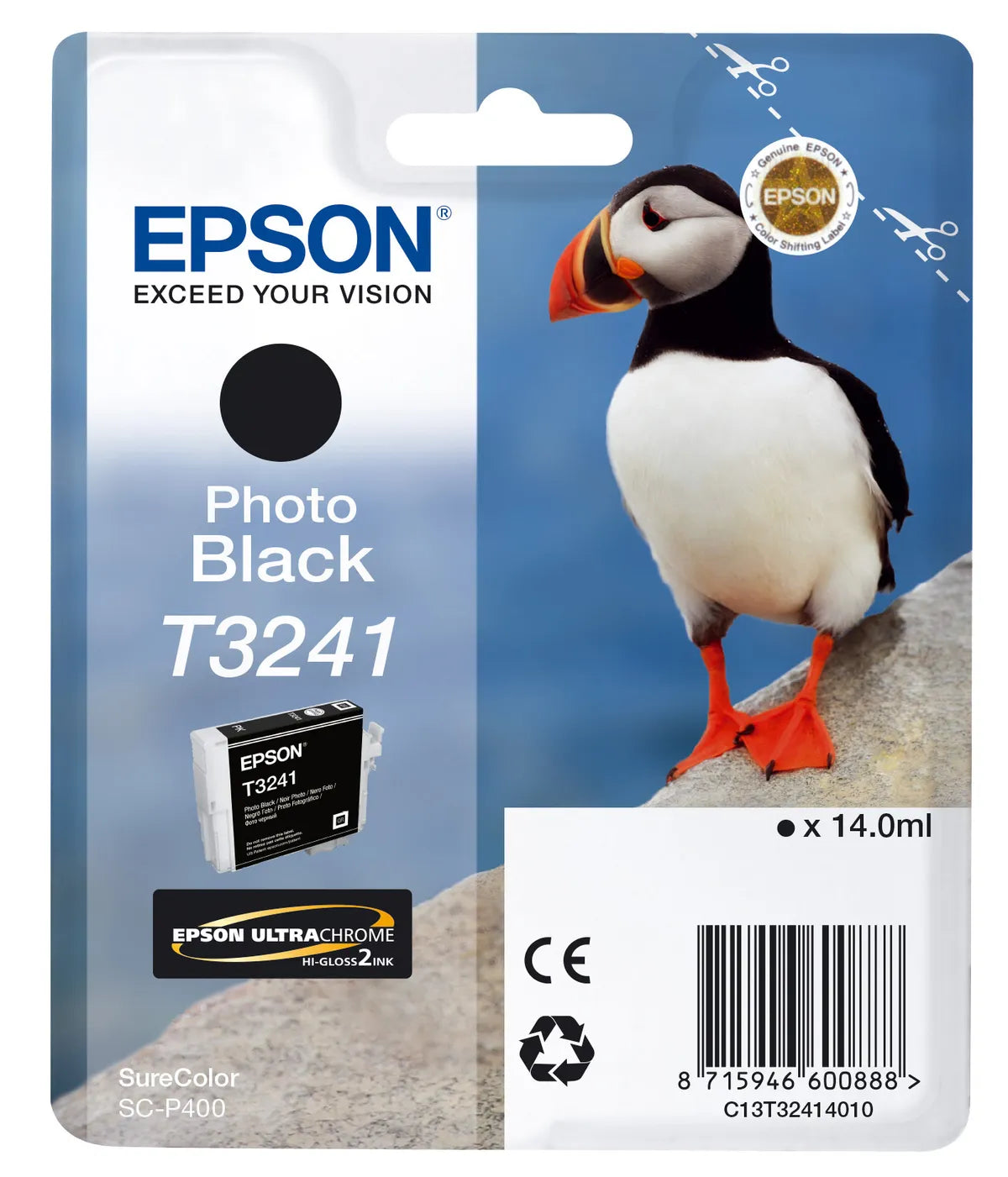 Epson T3241 / C13T32414010 Tinte schwarz