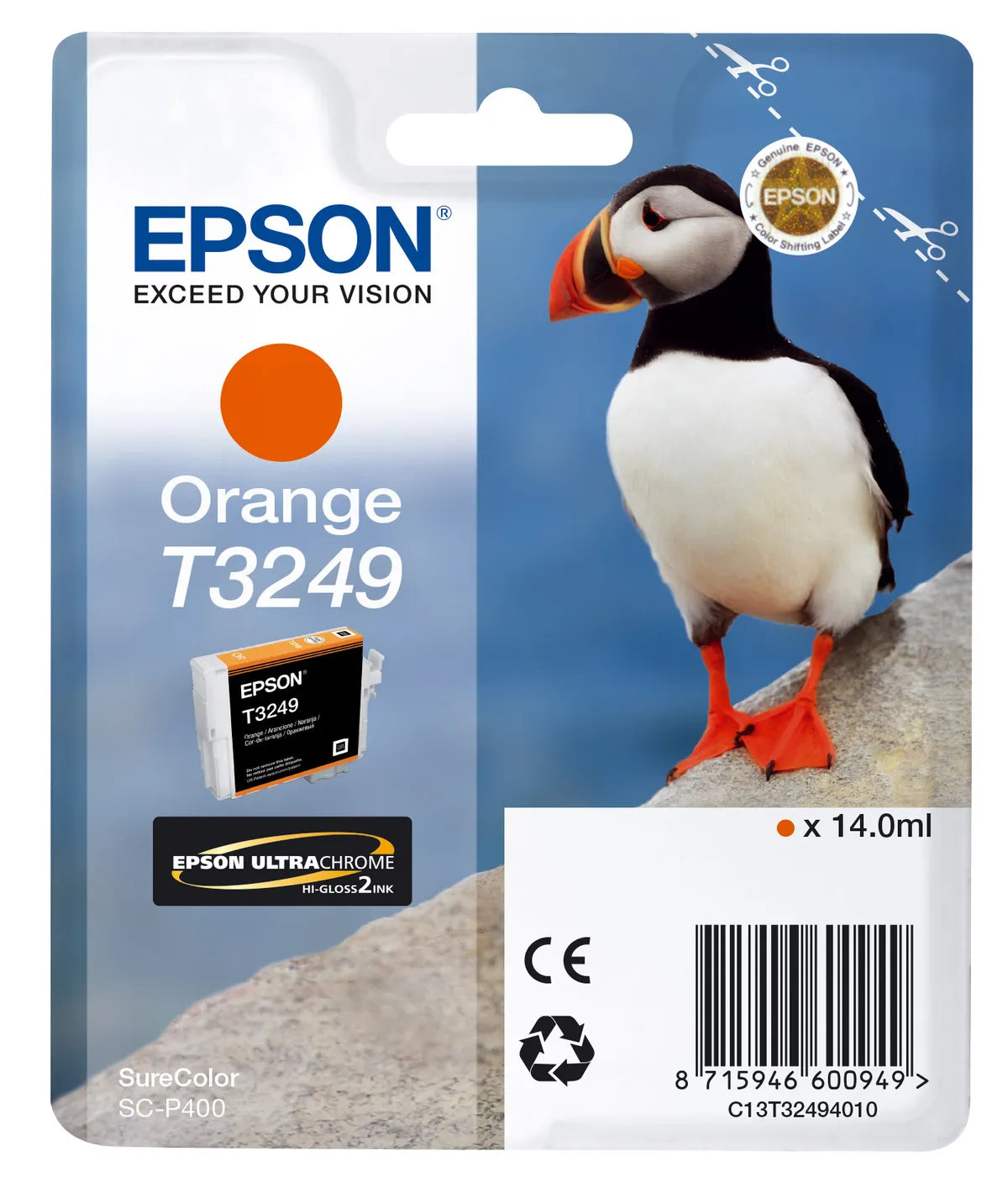 Epson T3249 / C13T32494010 Tinte orange