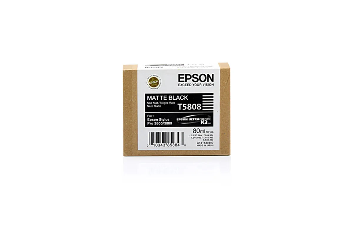 Epson T5808 / C13T580800 Tinte matt schwarz