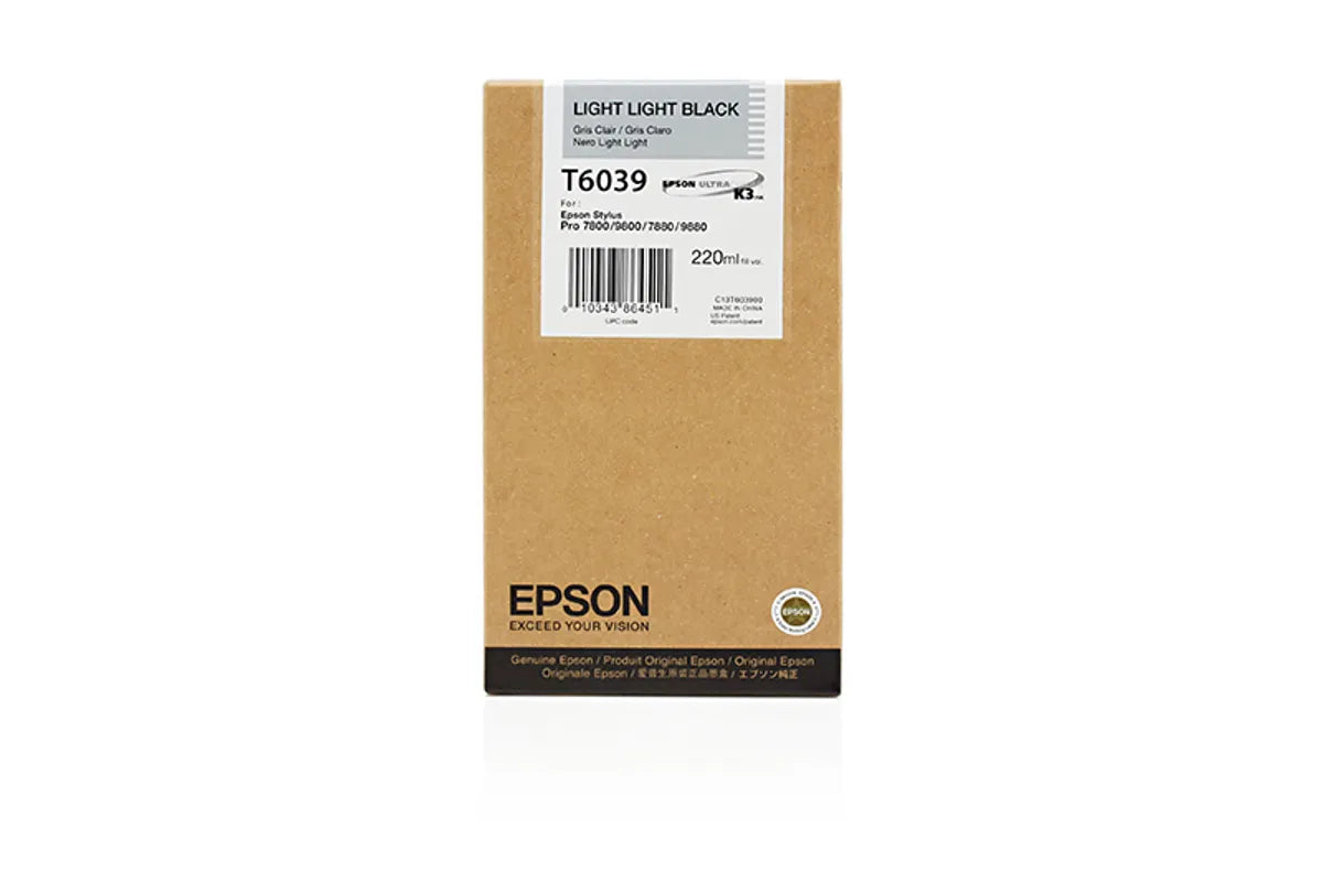 Epson T6039 / C13T603900 Tinte schwarz