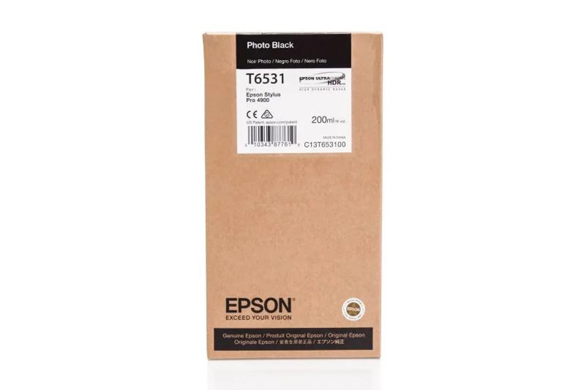 Epson T6531 / C13T653100 Tinte photo schwarz
